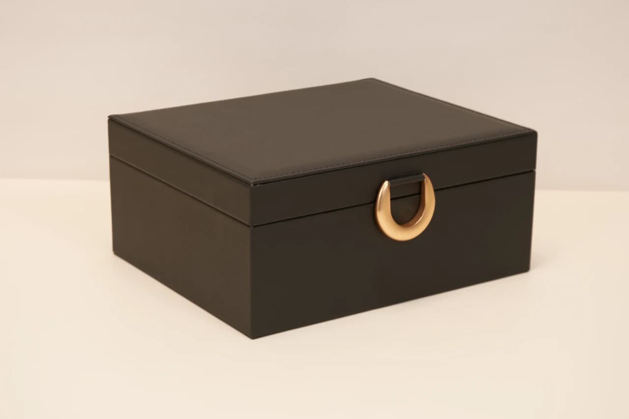 Black Jewelry Box FX-G403BK — product photograph