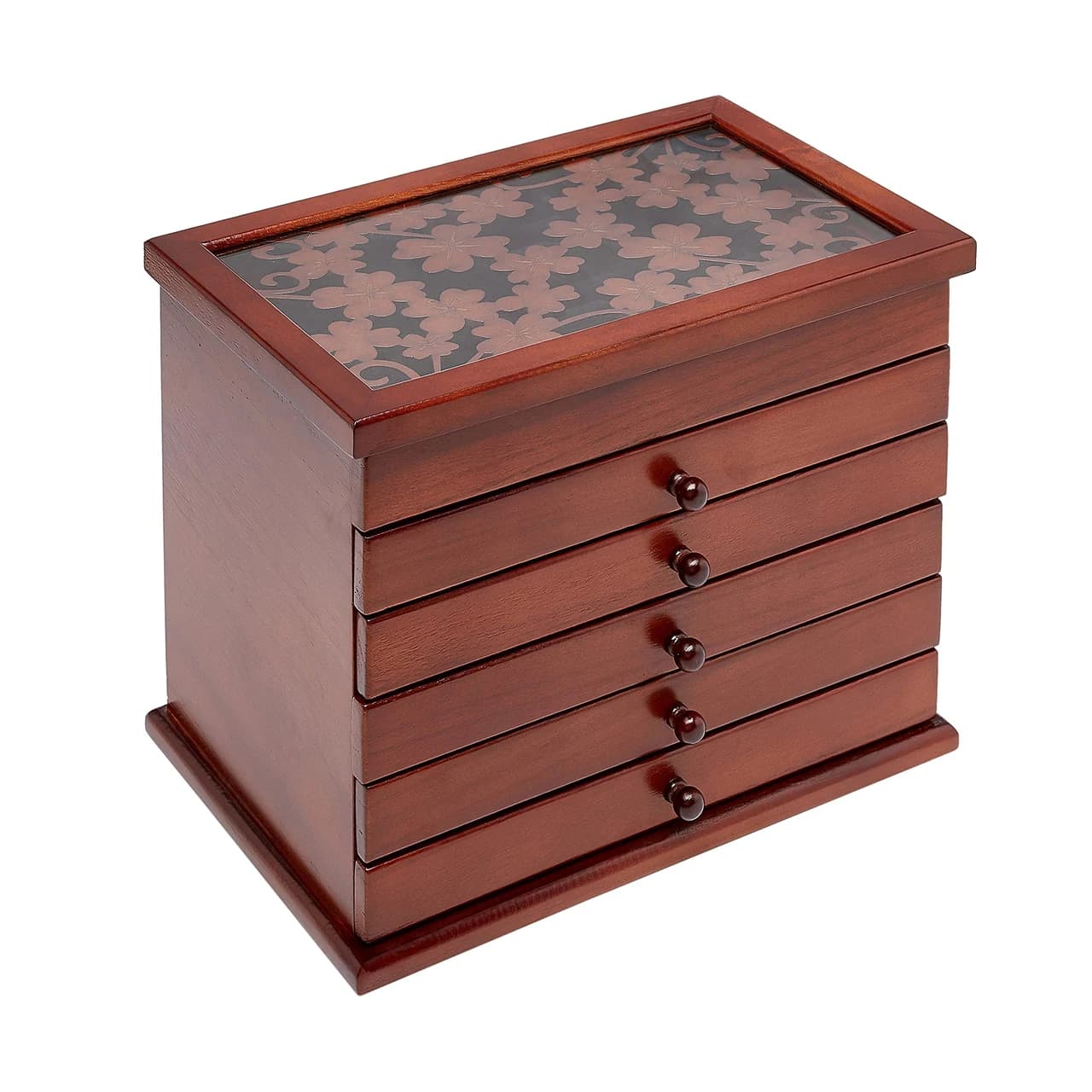 Brown Jewelry Box — product photograph