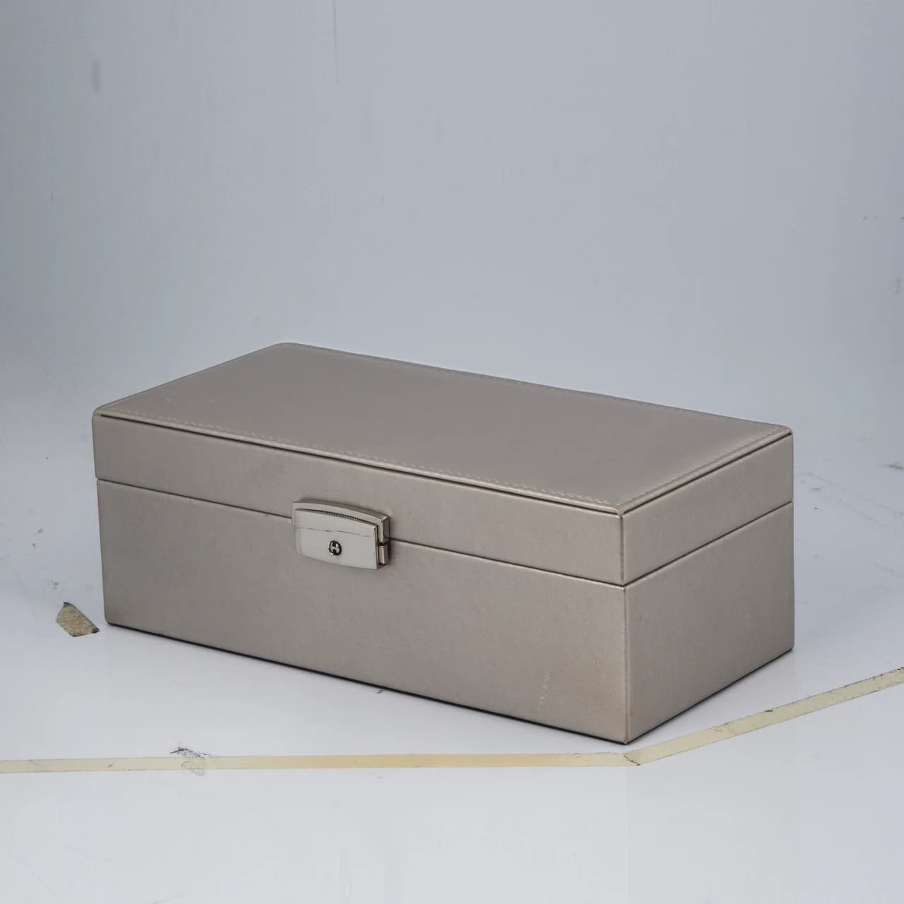 Silver gray Jewelry Box — product photograph
