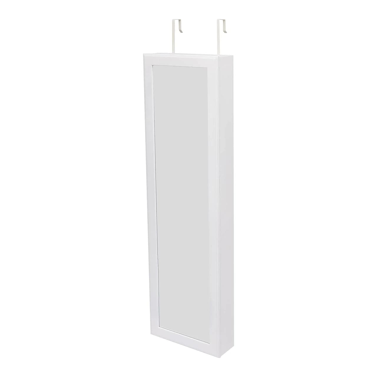 White Mirror Jewelry Cabinet — product photograph