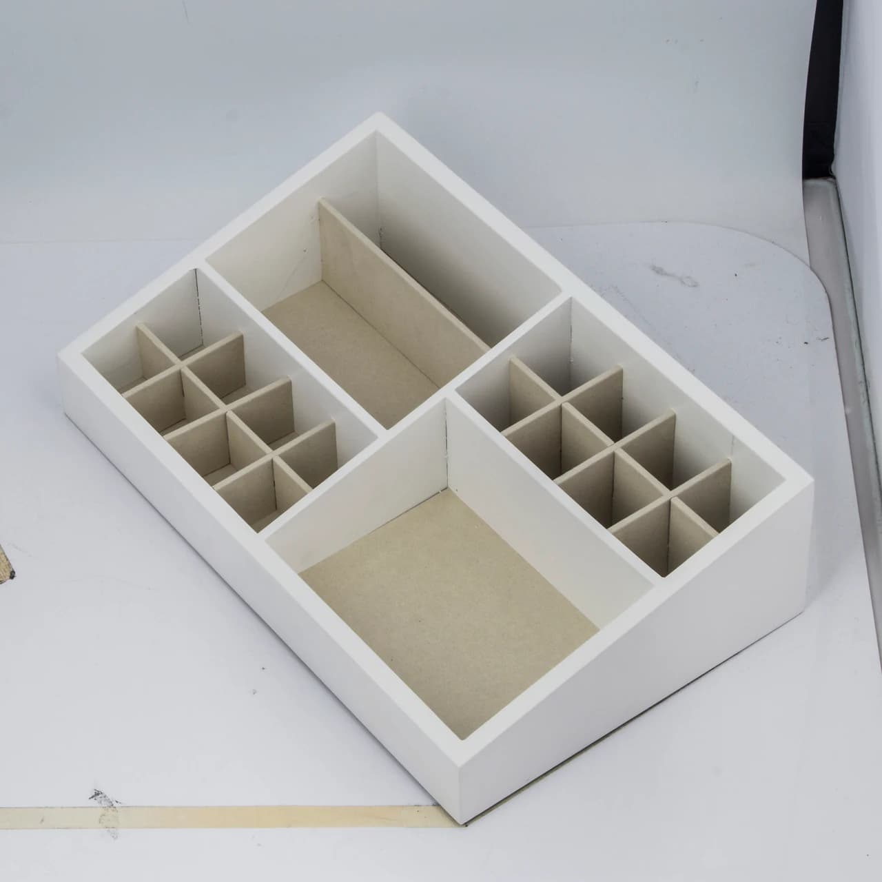 White Jewelry Tray — product photograph
