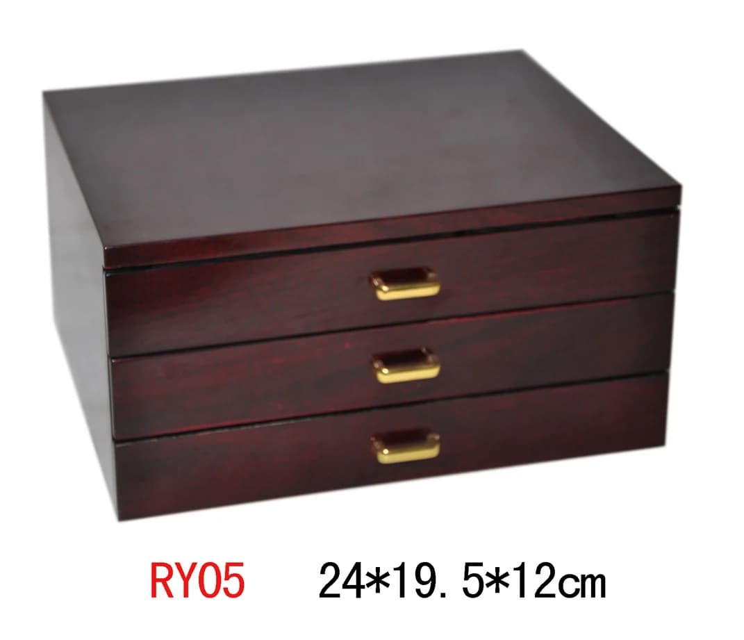 Dark brown Jewelry Box RY05 — product photograph