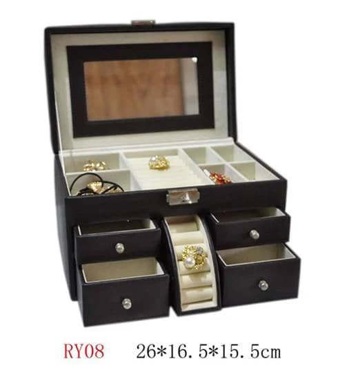 Black Jewelry Box RY08 — product photograph