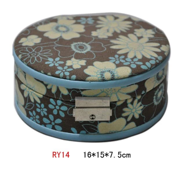 Dark floral Jewelry Box RY14 — product photograph