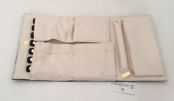 Black Travel Jewelry Case RY190701 — product photograph