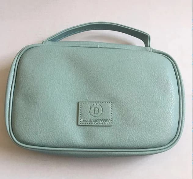 Light blue Travel Jewelry Case RY190702 — product photograph