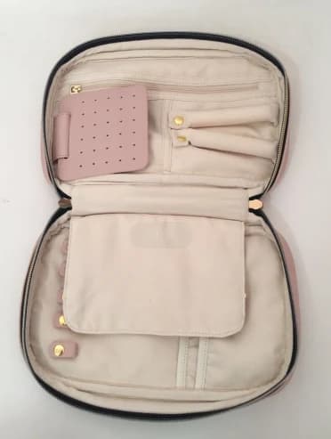 Pink Travel Jewelry Case RY190702 — product photograph