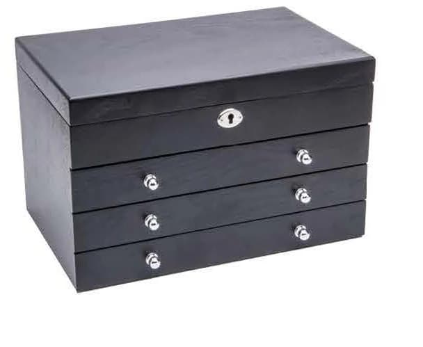 Black Jewelry Box RY2002BK — product photograph