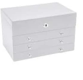 White Jewelry Box RY2002W — product photograph