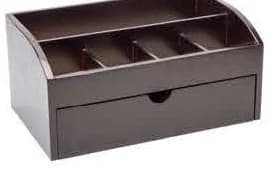 Dark brown Cosmetic Organizer RY20119F — product photograph