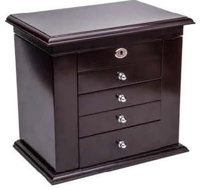 Brown Jewelry Box RY2030BR — product photograph