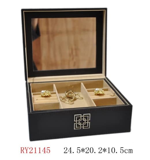 Dark brown Jewelry Box RY21145 — product photograph