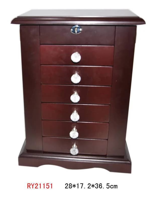 Brown Jewelry Cabinet RY21151 — product photograph