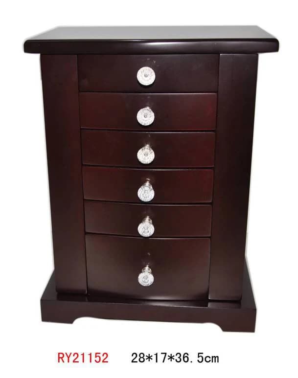 Brown Jewelry Cabinet RY21152 — product photograph
