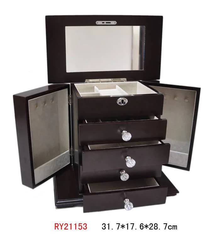 Brown Jewelry Cabinet RY21153 — product photograph