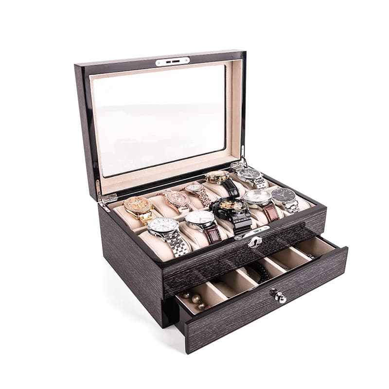 Black Jewelry Box RY216048 — product photograph