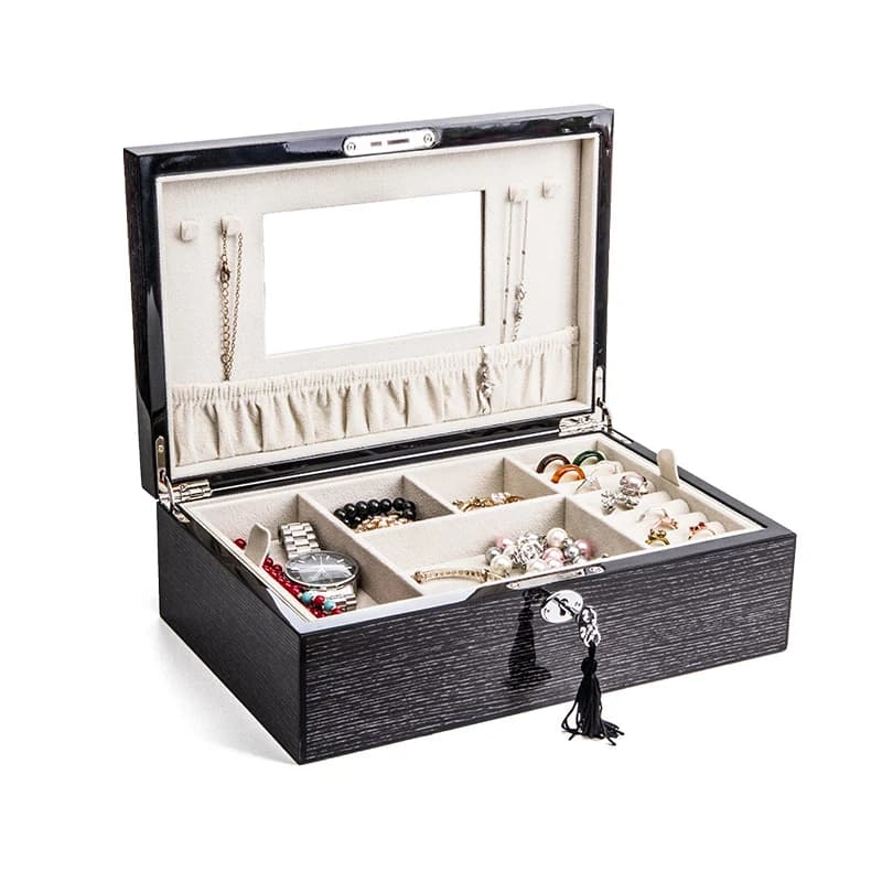 Black Jewelry Box RY2160803 — product photograph