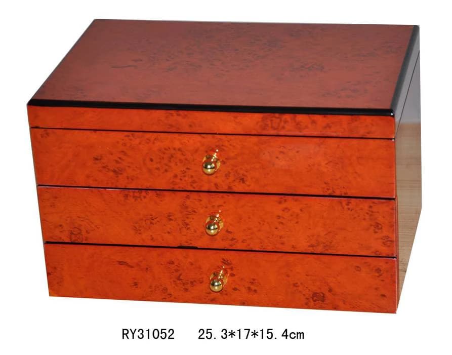 Brown Jewelry Box RY31052 — product photograph