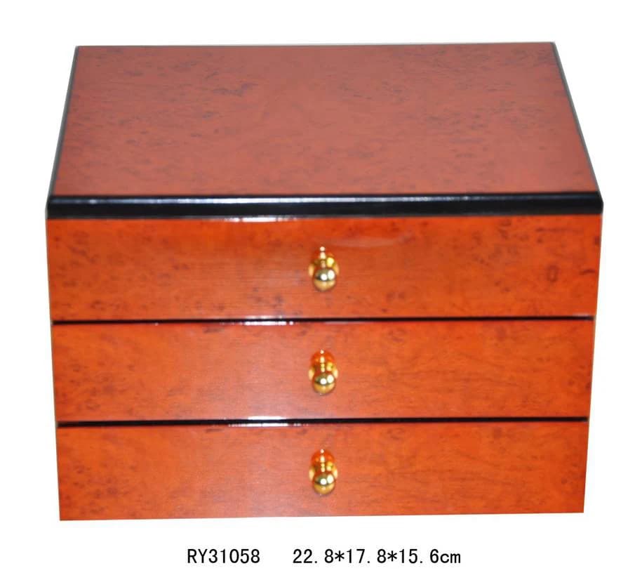 Brown Jewelry Box RY31058 — product photograph