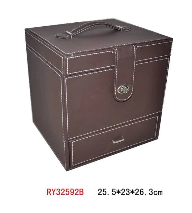 Brown Jewelry Box RY32592B — product photograph