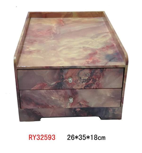 Pink / Brown Drawer Organizer RY32593 — product photograph