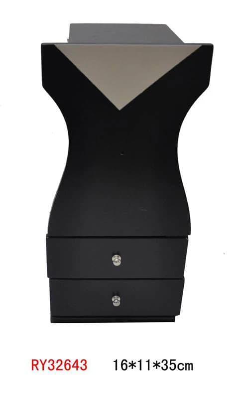 Black / Cream Jewelry Display RY32643 — product photograph