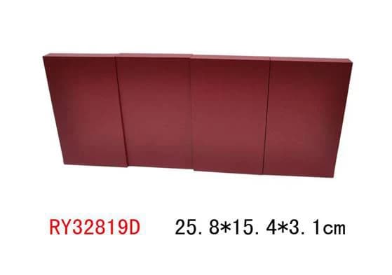 Burgundy / cream Display Tray RY32819D — product photograph