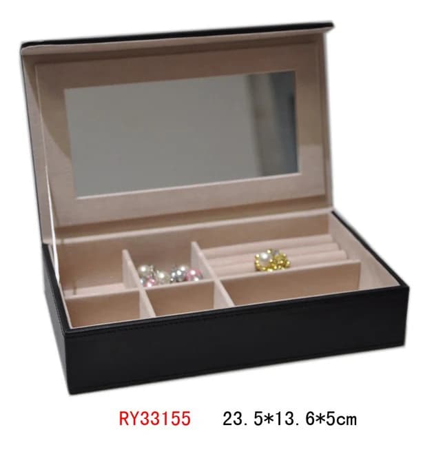 Black Jewelry Box RY33155 — product photograph