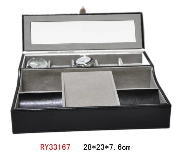 Black / gray Jewelry Box RY33167 — product photograph