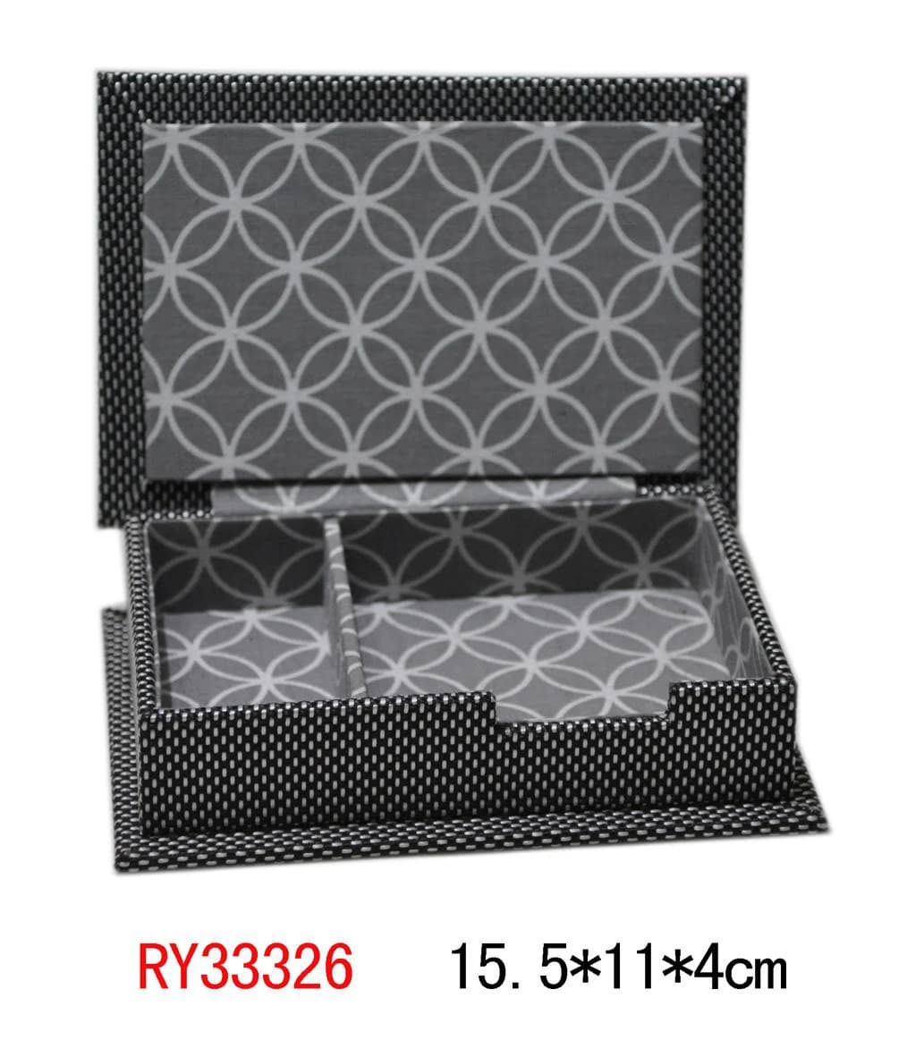 Black / white patterned Presentation Box RY33326 — product photograph
