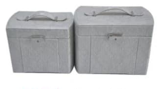 Silver gray Travel Case RY80013S — product photograph