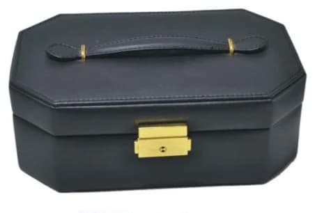 Black Travel Jewelry Case RY80212 — product photograph