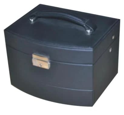 Black Travel Jewelry Case RY8604 — product photograph