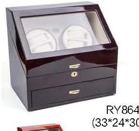 Dark brown Watch Winder RY8643 — product photograph