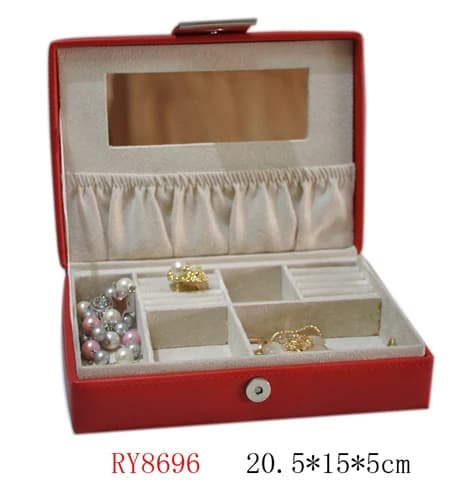 Red Jewelry Box RY8696 — product photograph
