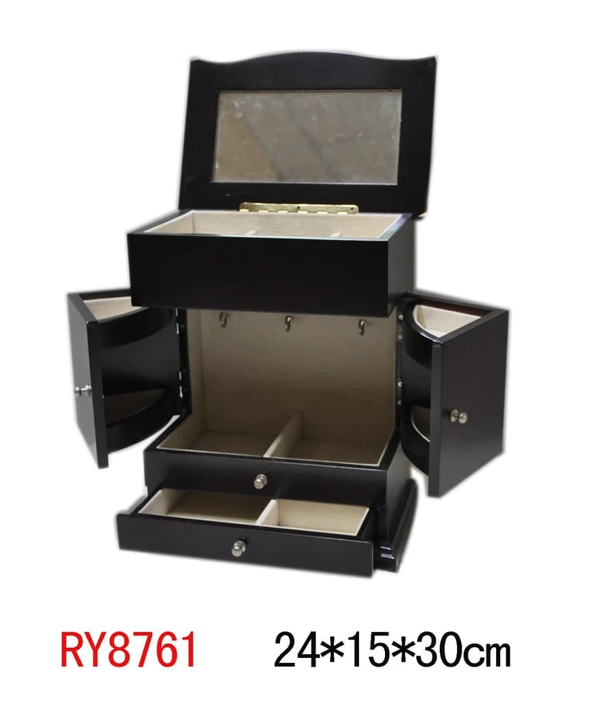 Dark brown Jewelry Cabinet RY8761 — product photograph