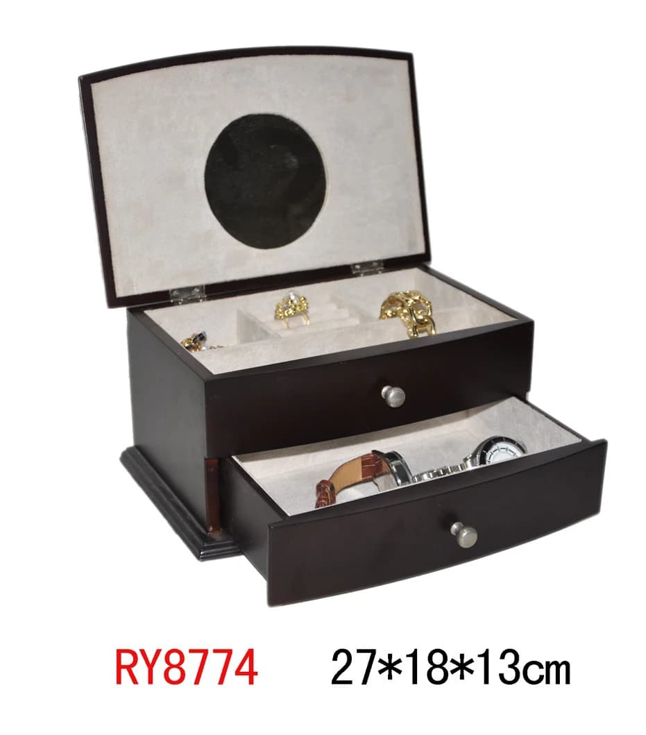 Brown Jewelry Box RY8774 — product photograph
