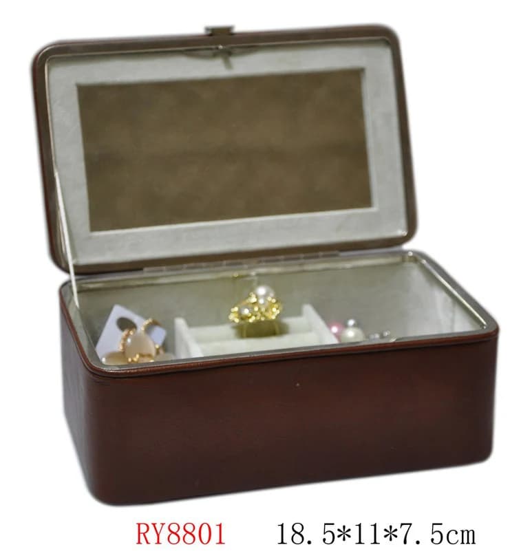 Brown Jewelry Box RY8801 — product photograph