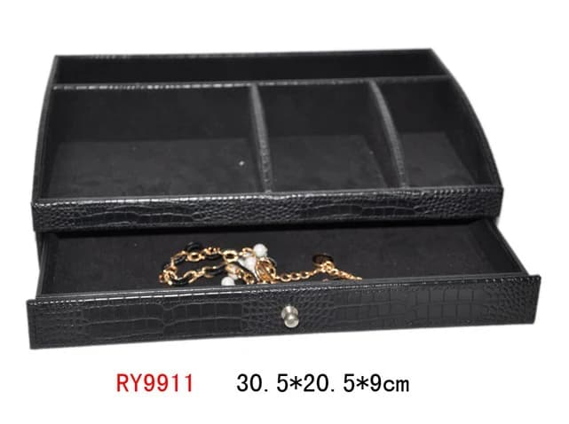 Black Jewelry Box RY9911 — product photograph