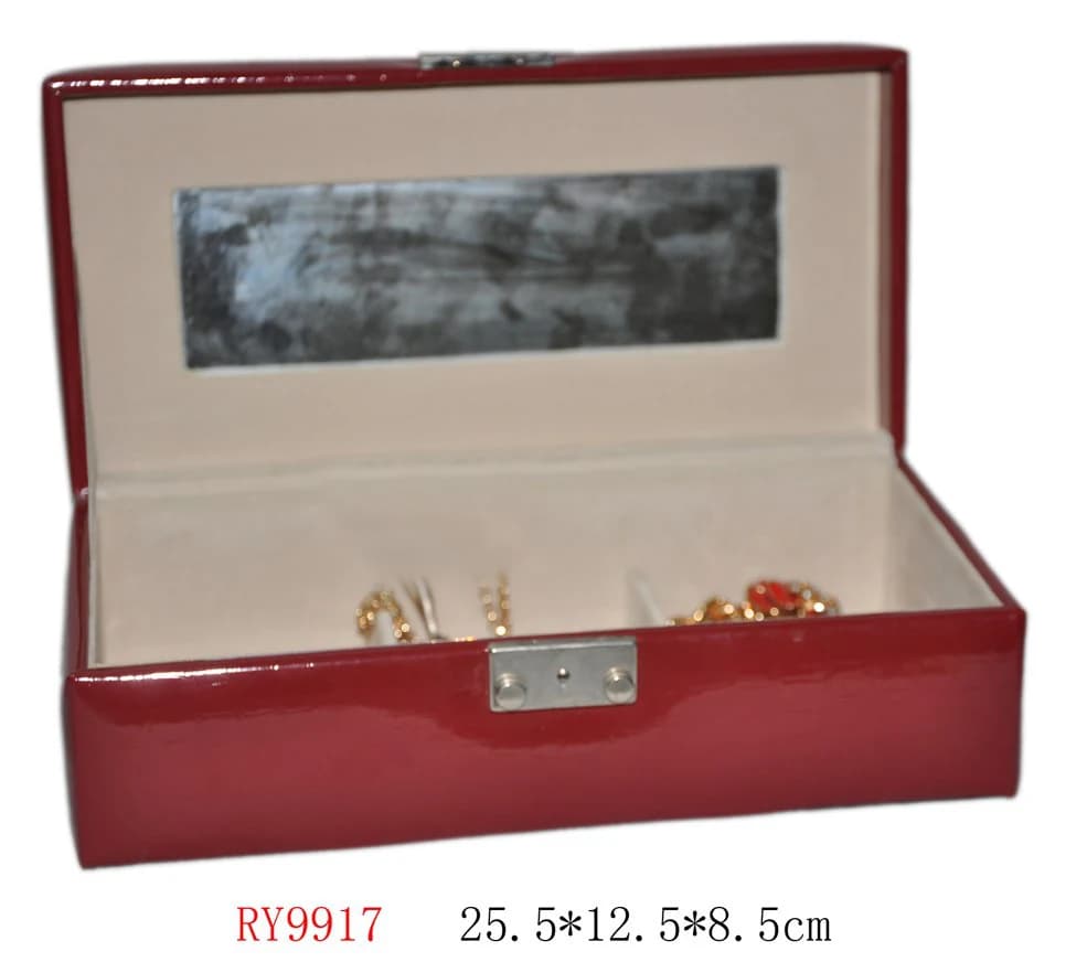 Red Jewelry Box RY9917 — product photograph