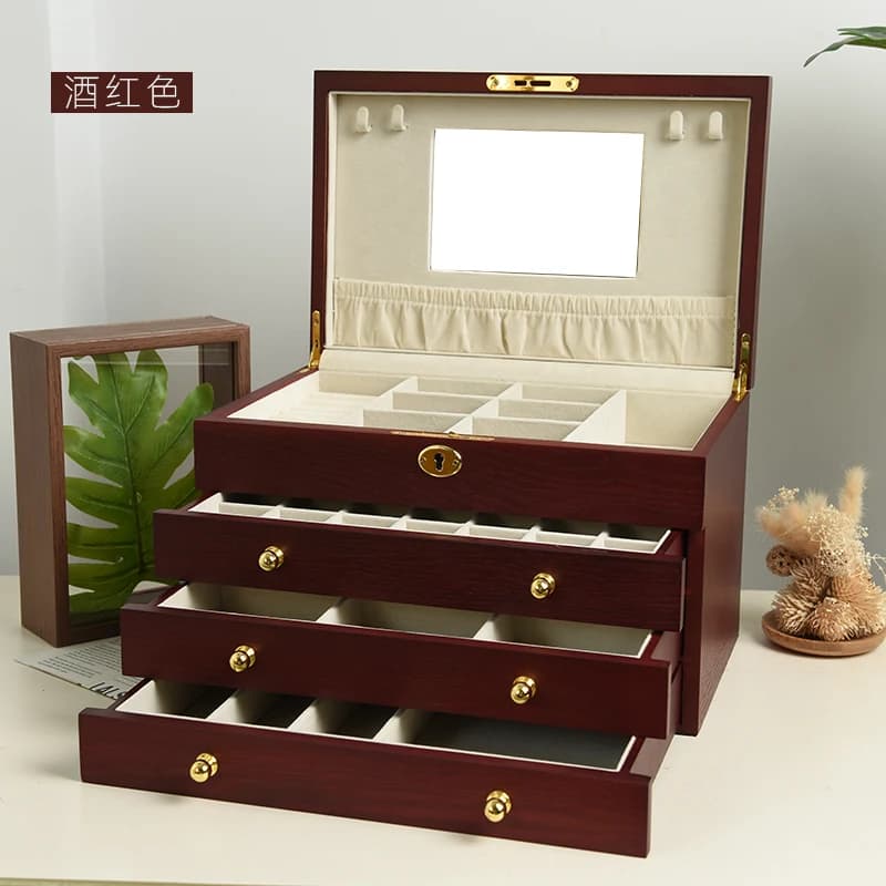 Reddish brown Jewelry Box — product photograph