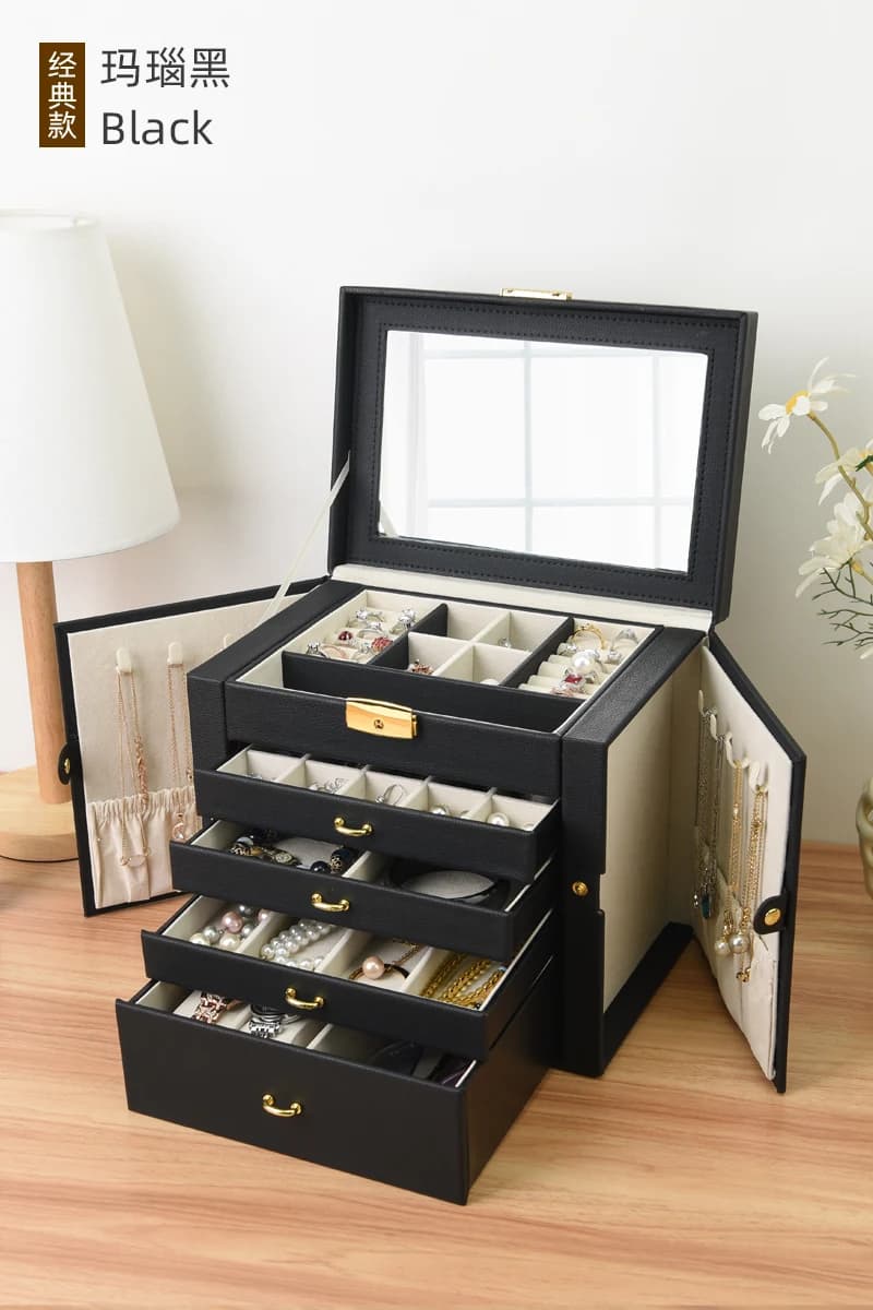 Black Jewelry Box — product photograph
