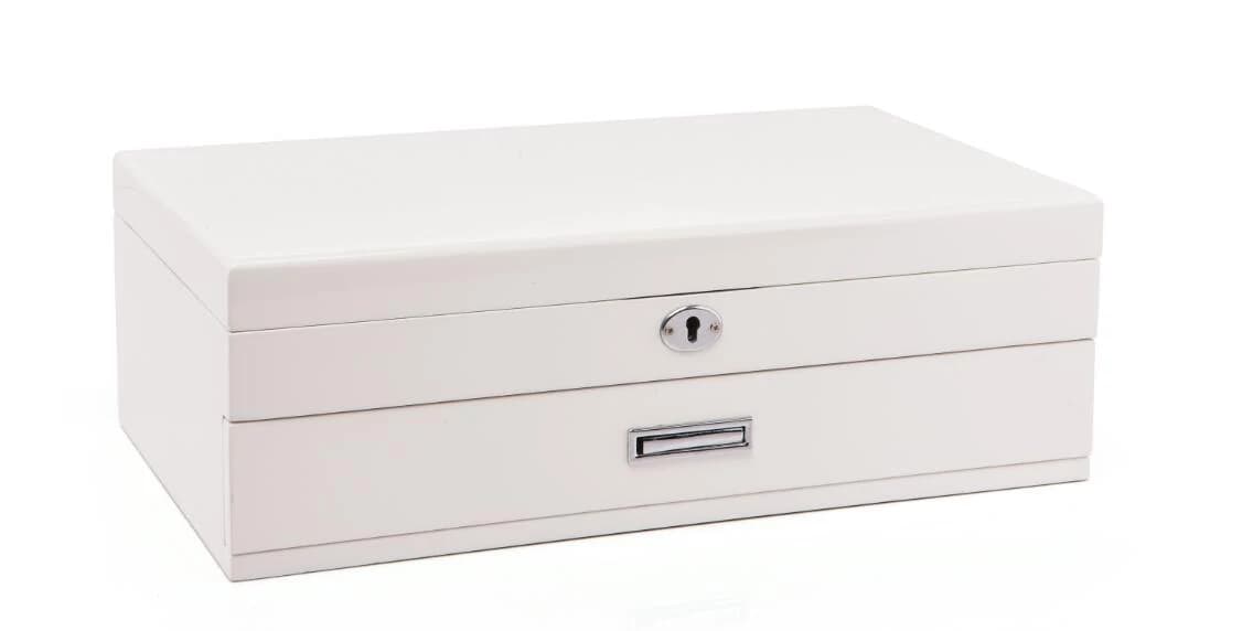White / ivory Jewelry Box — product photograph