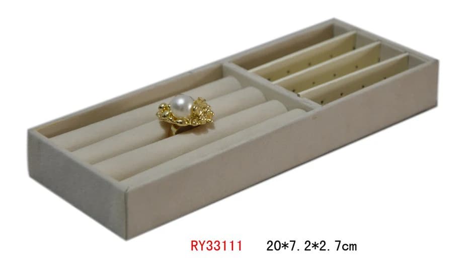 Beige Jewelry Tray — product photograph