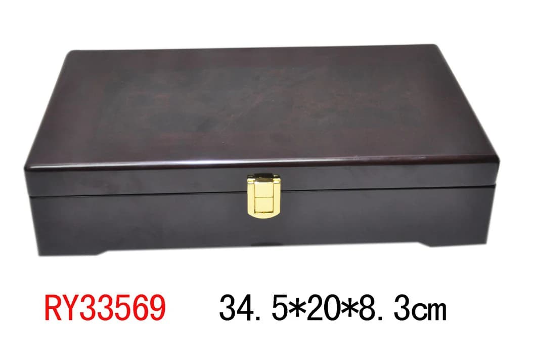 Dark brown Watch Box RY33569 — product photograph