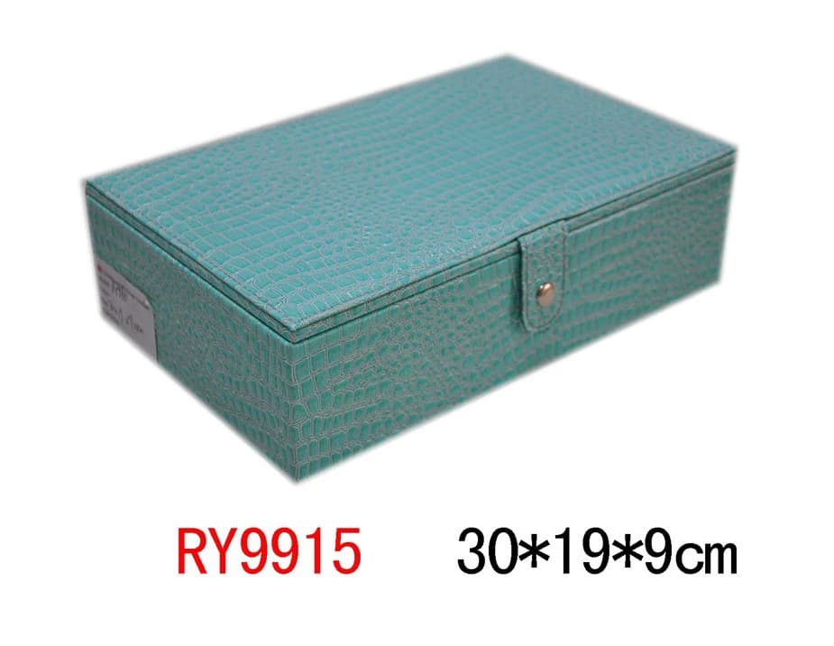 Teal Jewelry Box RY9915 — product photograph