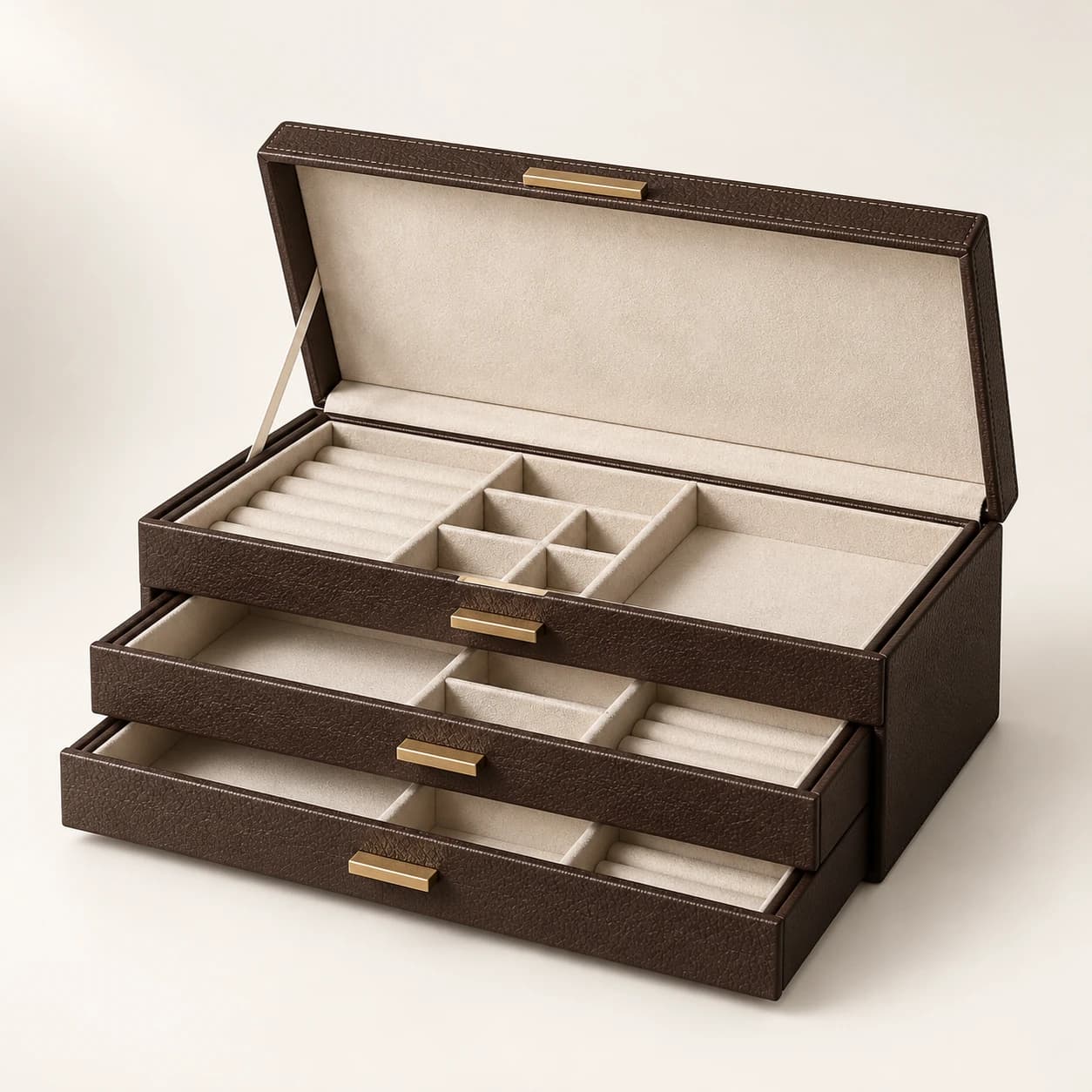 Two-Drawer Jewelry Organizer, AI concept illustration for design discussion