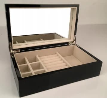 Black Jewelry Box 87024 — product photograph