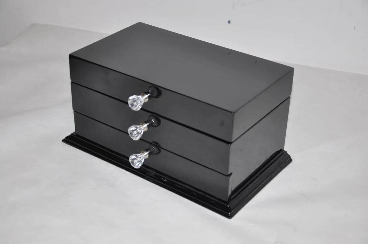 Black Jewelry Box — product photograph