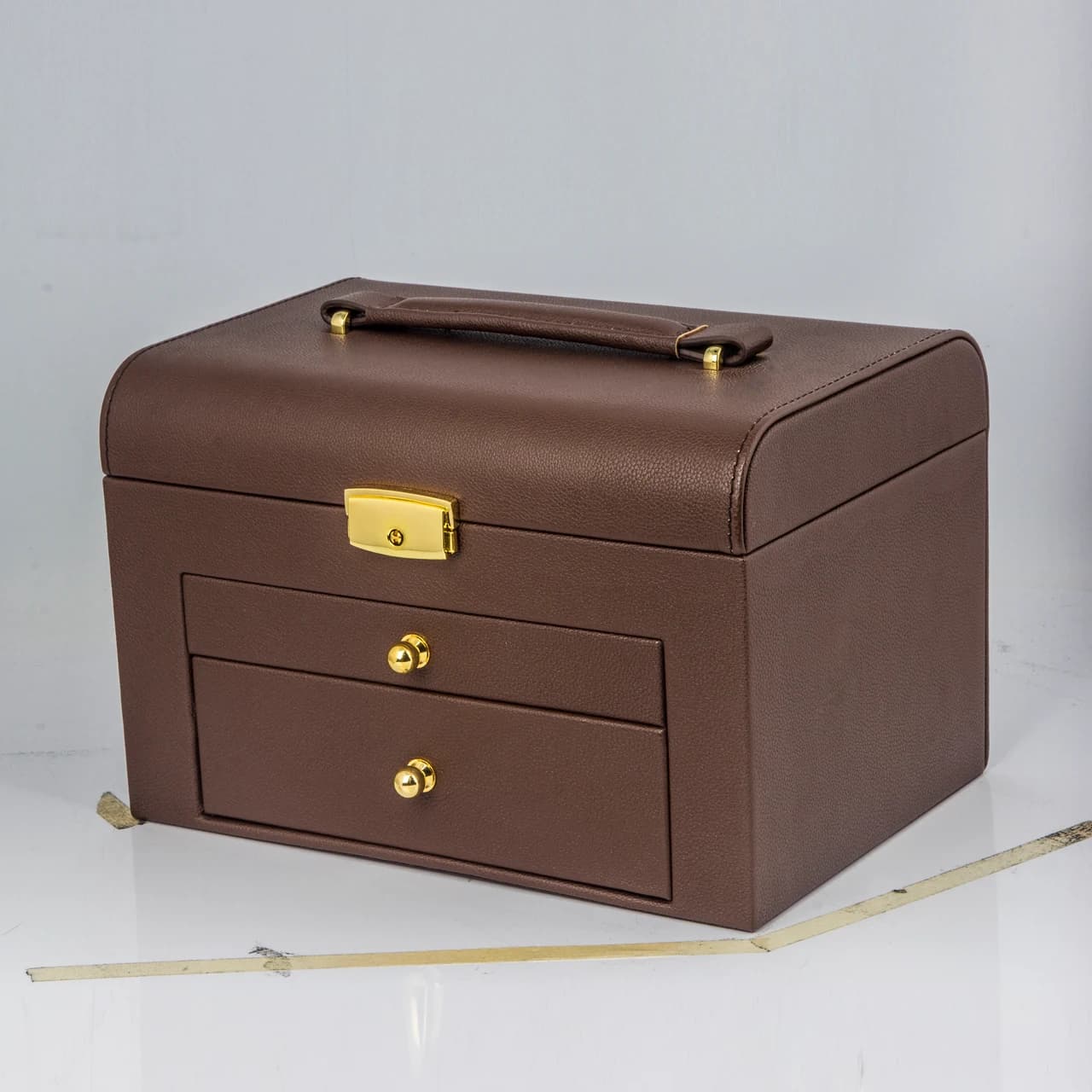 Brown Jewelry Box — product photograph